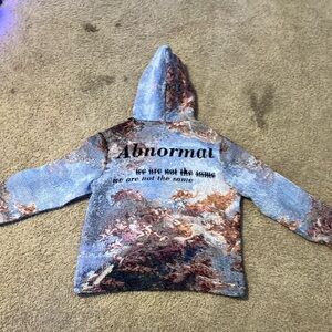 Abnormal tapestry hoodie